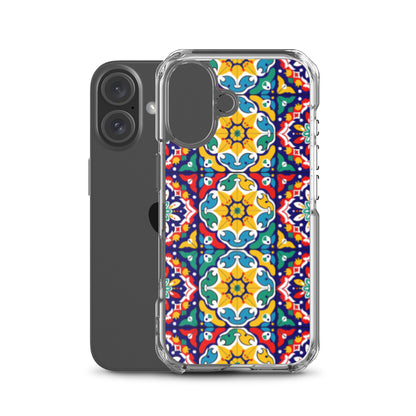 iPhone Case Talavera Tiles Red and Yellow