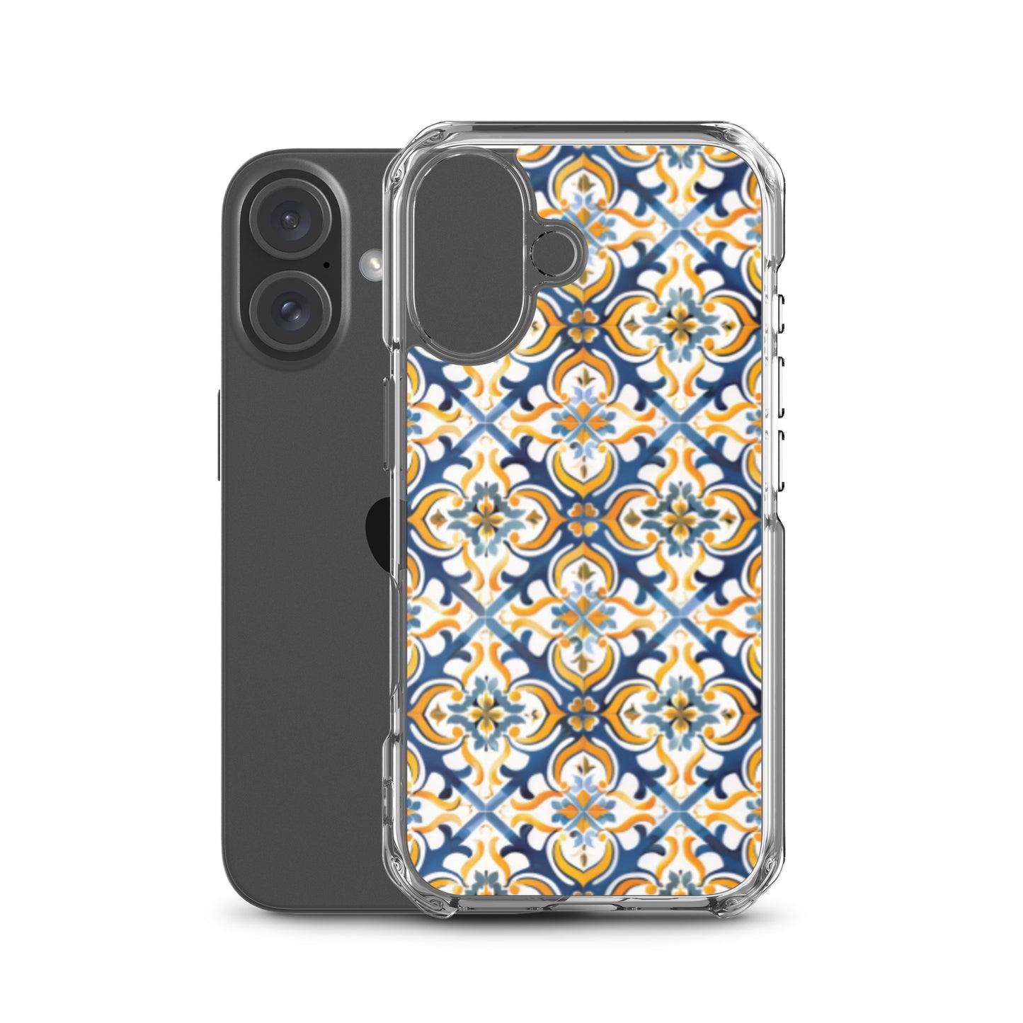 iPhone Case Colorful Spanish Tile Pattern