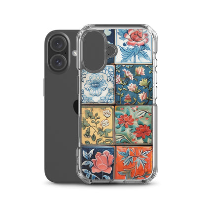 iPhone Case Colorful Majolilca Tiles
