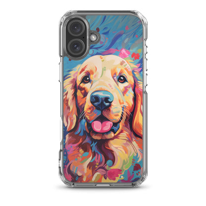 iPhone Case Painted Golden Retriever