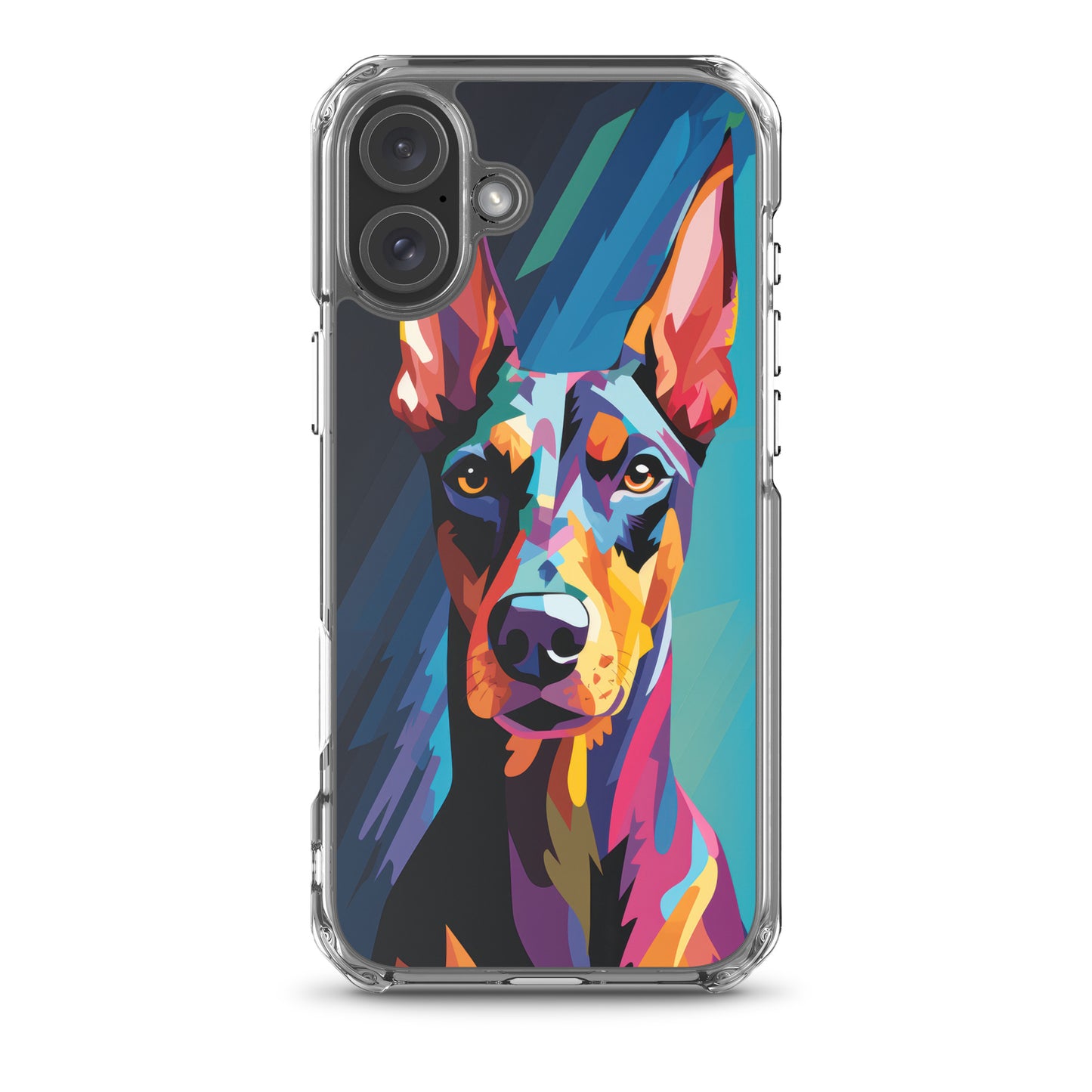 iPhone Case Painted Doberman Pinscher