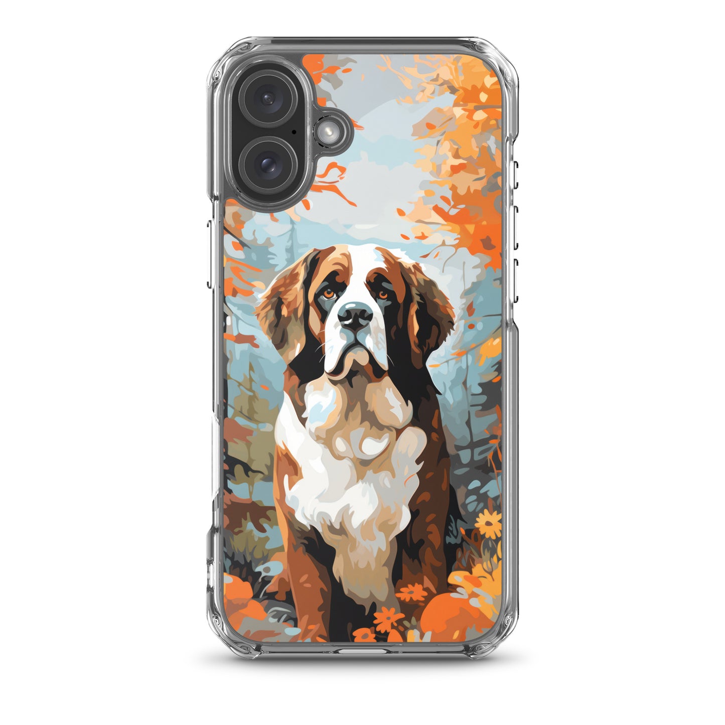 iPhone Case Painted St. Bernard