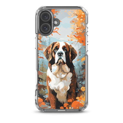 iPhone Case Painted St. Bernard
