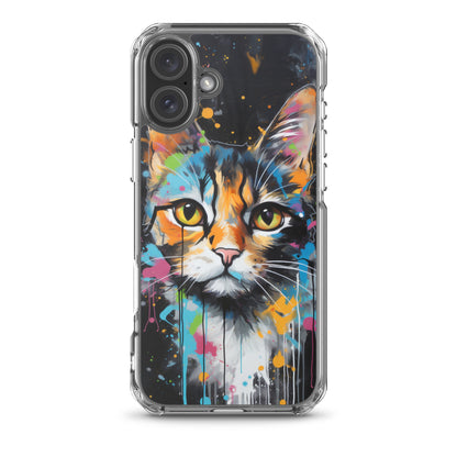 Graffiti Calico Cat iPhone Case
