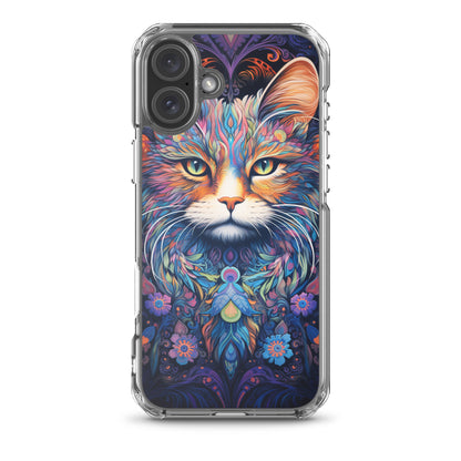 Psychedelic Cat #2 iPhone Case