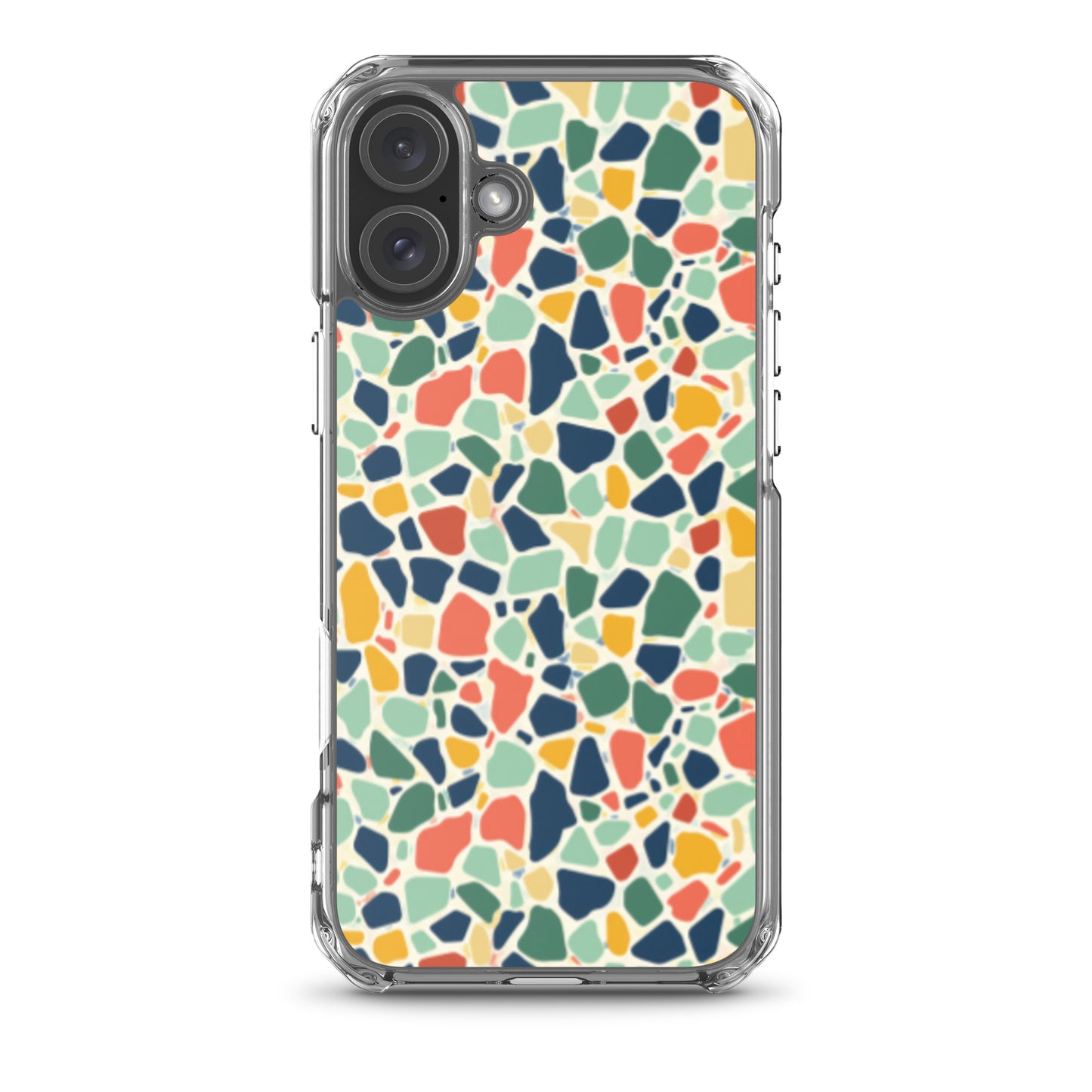 iPhone Case Colorful Retro Terrazzo Tile