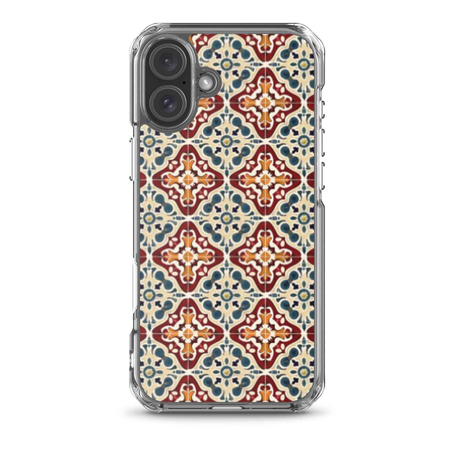iPhone Case Classic Encaustic Tile Red