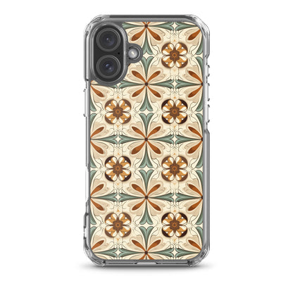 iPhone Case Ornate Leaves Tile