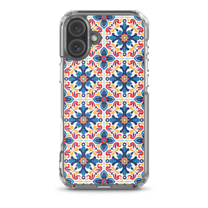 iPhone Case Talavera Tiles Blue and Red