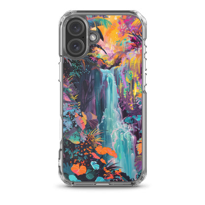 iPhone Case Vibrant Tropical Jungle Waterfall