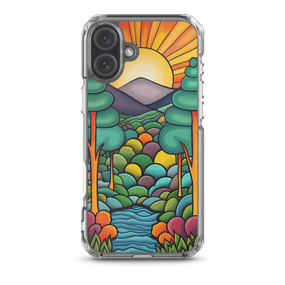 iPhone Case Arkley Sunrise over Mountains and Forest