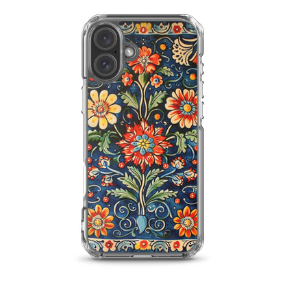 iPhone Case Colorful Flowers Boleslawiec Pottery Tile
