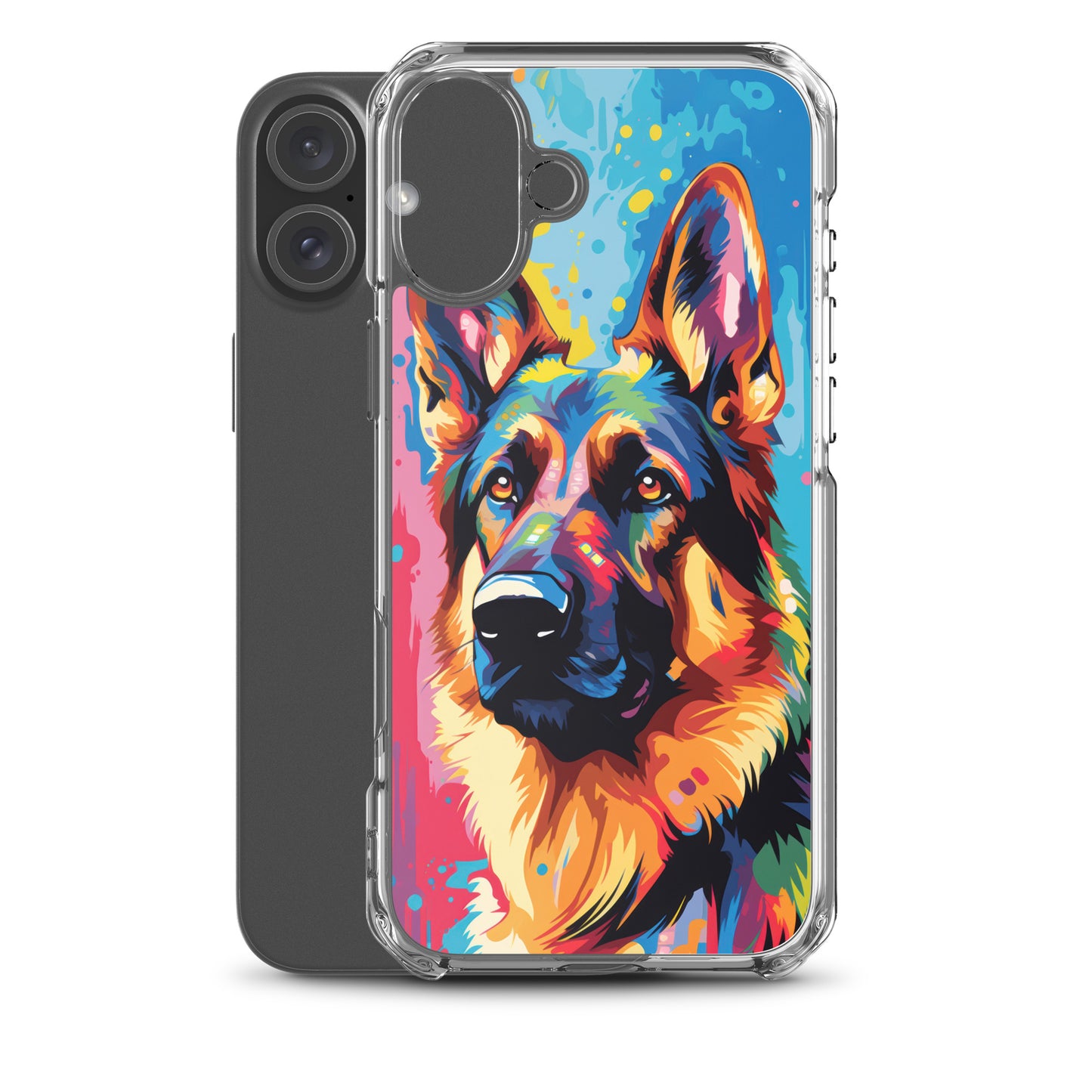 iPhone Case Painted German Shepherd