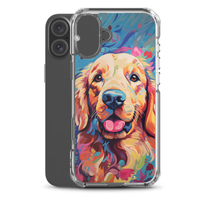 iPhone Case Painted Golden Retriever