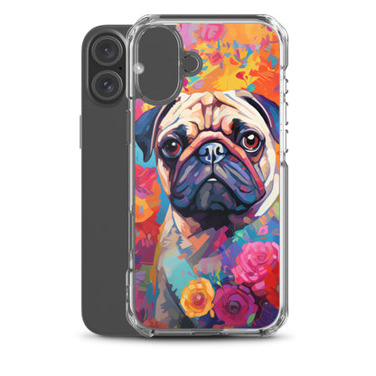 iPhone Case Painted Pug