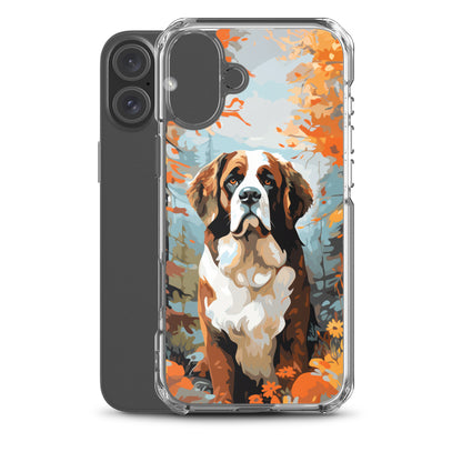 iPhone Case Painted St. Bernard