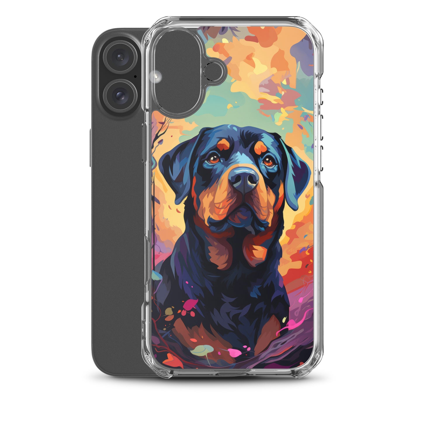 iPhone Case Painted Rottweiler