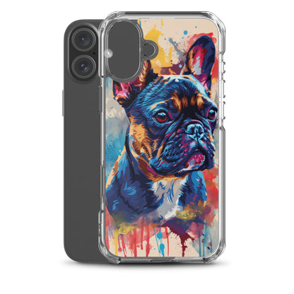 Painted French Bulldog iPhone Case