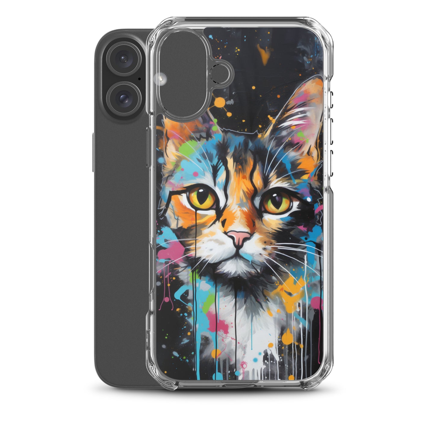 Graffiti Calico Cat iPhone Case