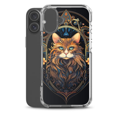 Art Nouveau Cat #3 iPhone Case