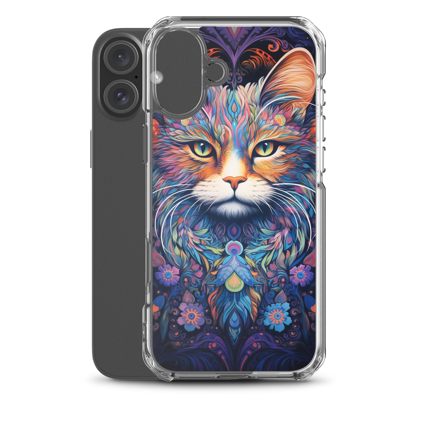 Psychedelic Cat #2 iPhone Case