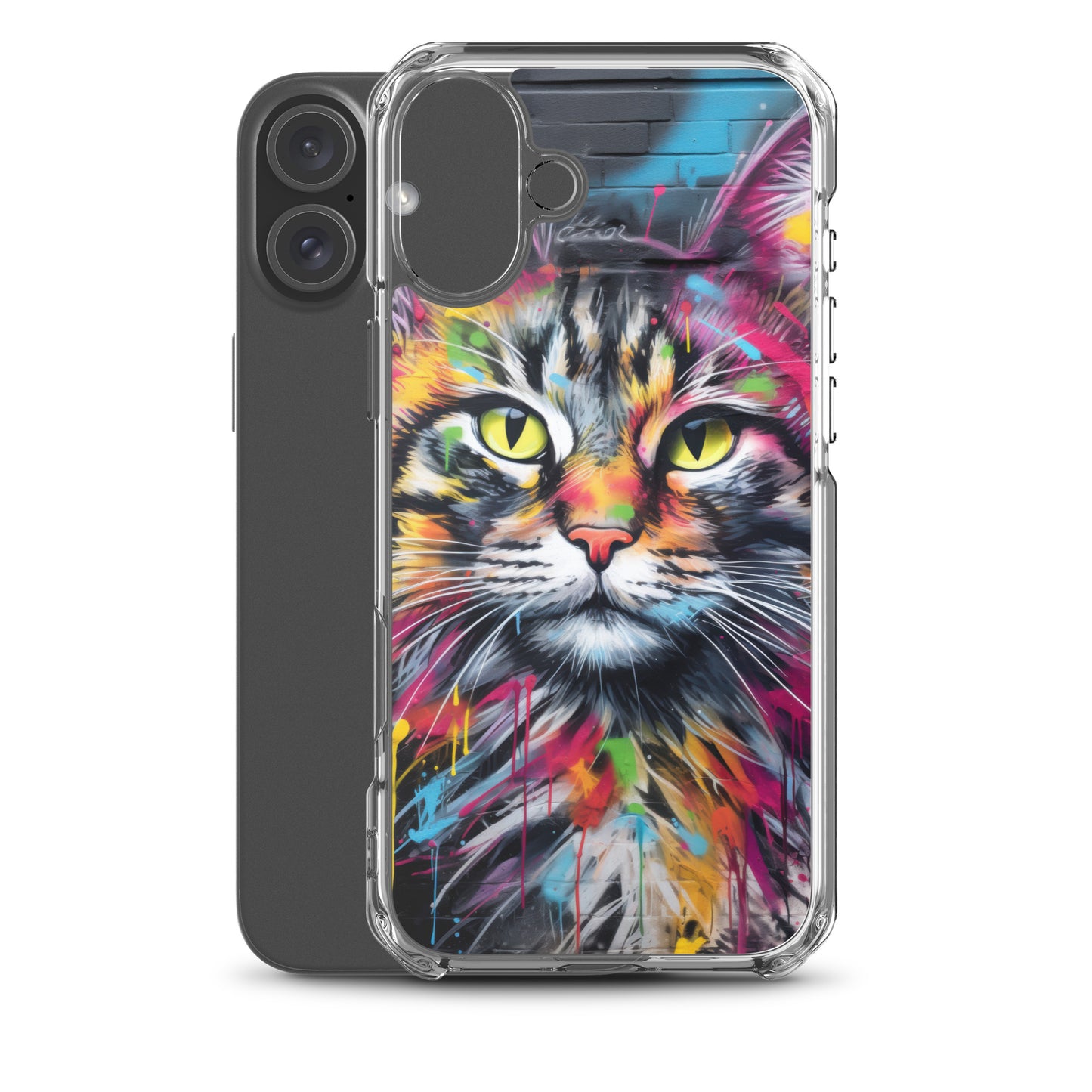 Graffiti Cat iPhone Case