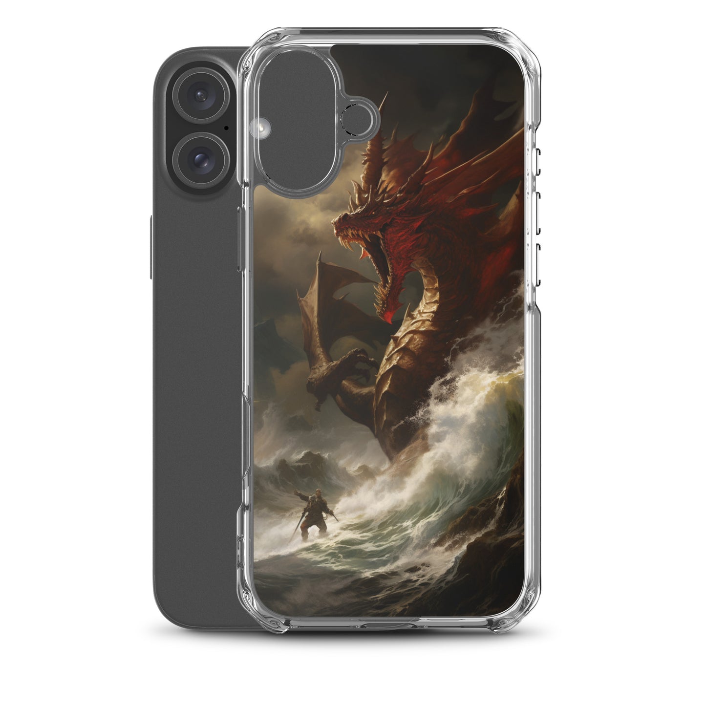 Dragon Battle iPhone Case
