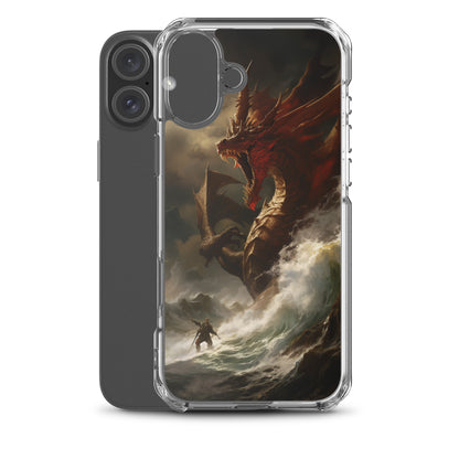 Dragon Battle iPhone Case