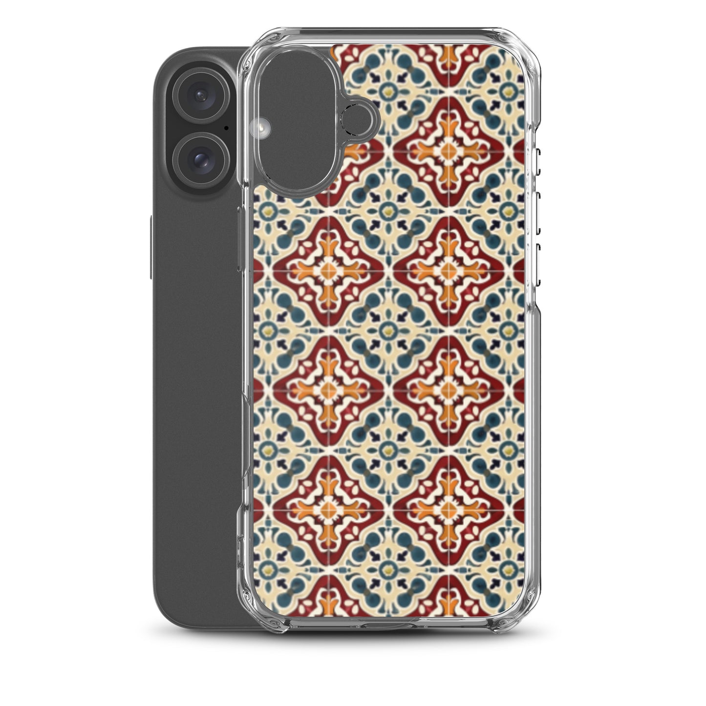 iPhone Case Classic Encaustic Tile Red