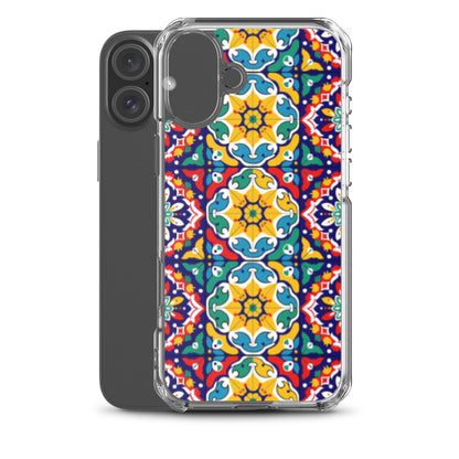iPhone Case Talavera Tiles Red and Yellow