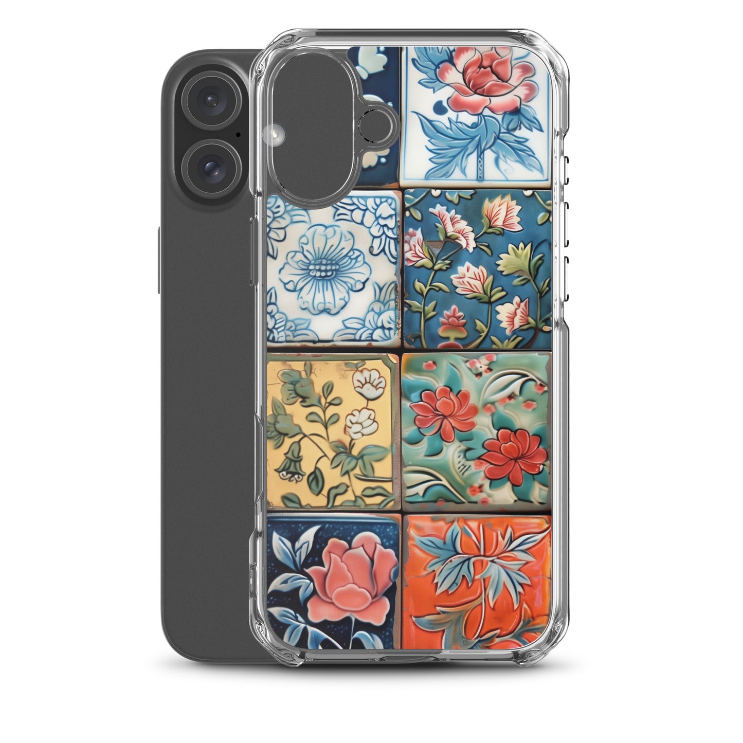 iPhone Case Colorful Majolilca Tiles