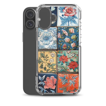 iPhone Case Colorful Majolilca Tiles