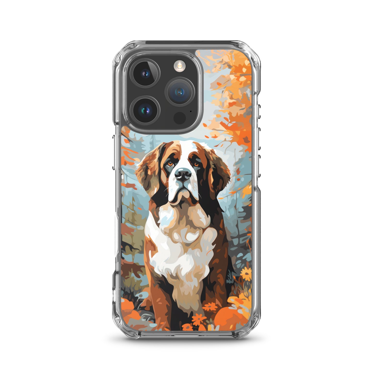 iPhone Case Painted St. Bernard