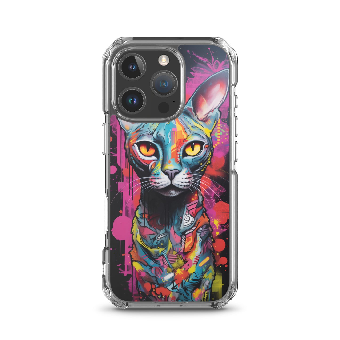 Graffiti Sphynx Cat #2 iPhone Case