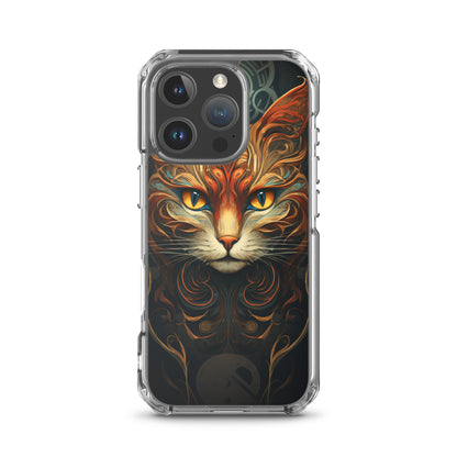 Art Nouveau Cat #2 iPhone Case