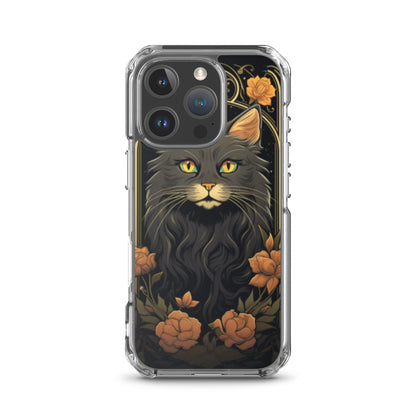 Art Nouveau Cat iPhone Case