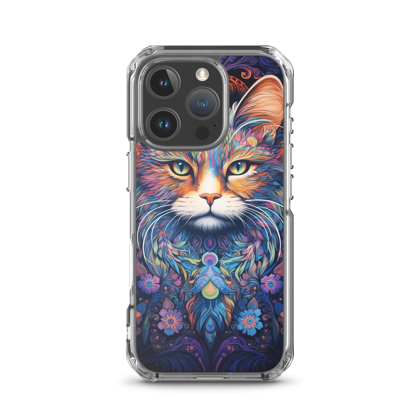 Psychedelic Cat #2 iPhone Case