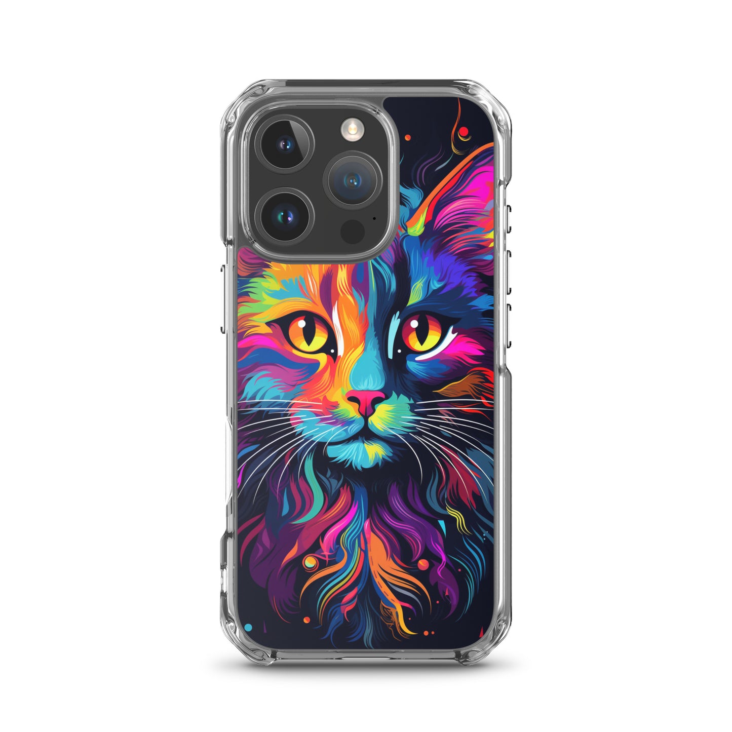 Day Glo Cat iPhone Case
