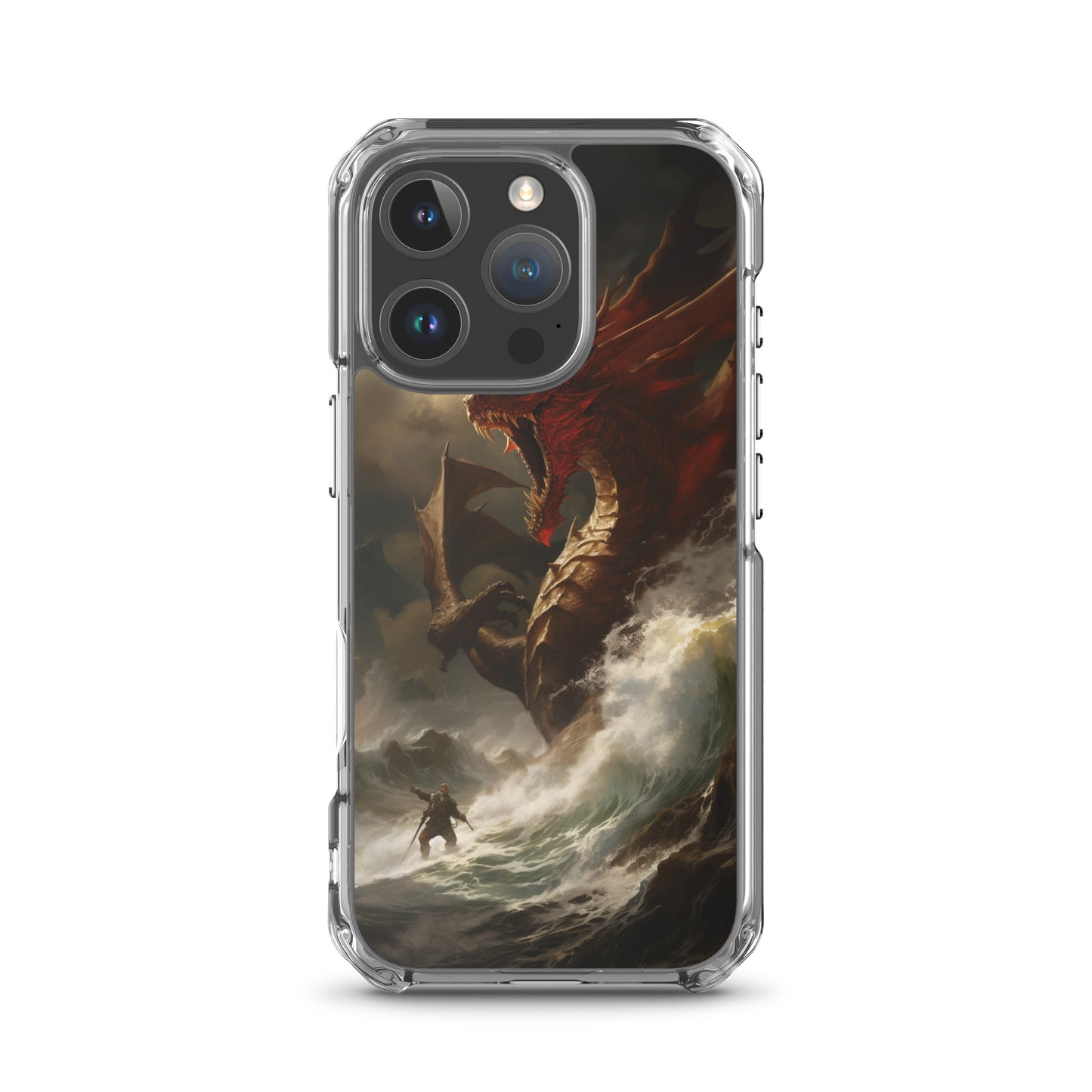 Dragon Battle iPhone Case