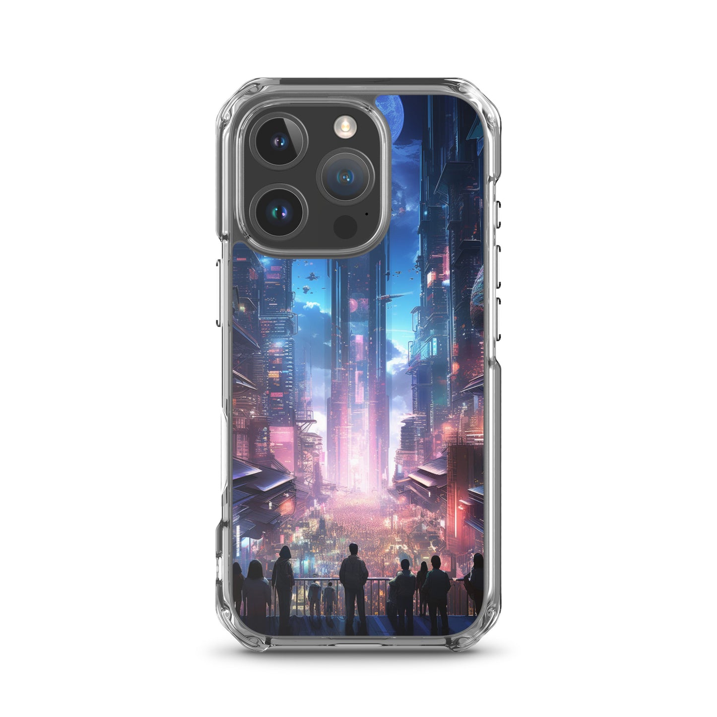 Cyberpunk Cityscape iPhone Case