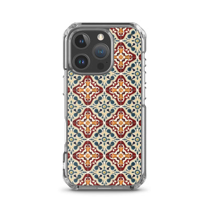 iPhone Case Classic Encaustic Tile Red