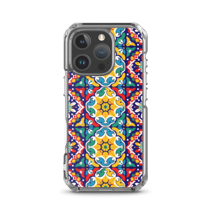 iPhone Case Talavera Tiles Red and Yellow