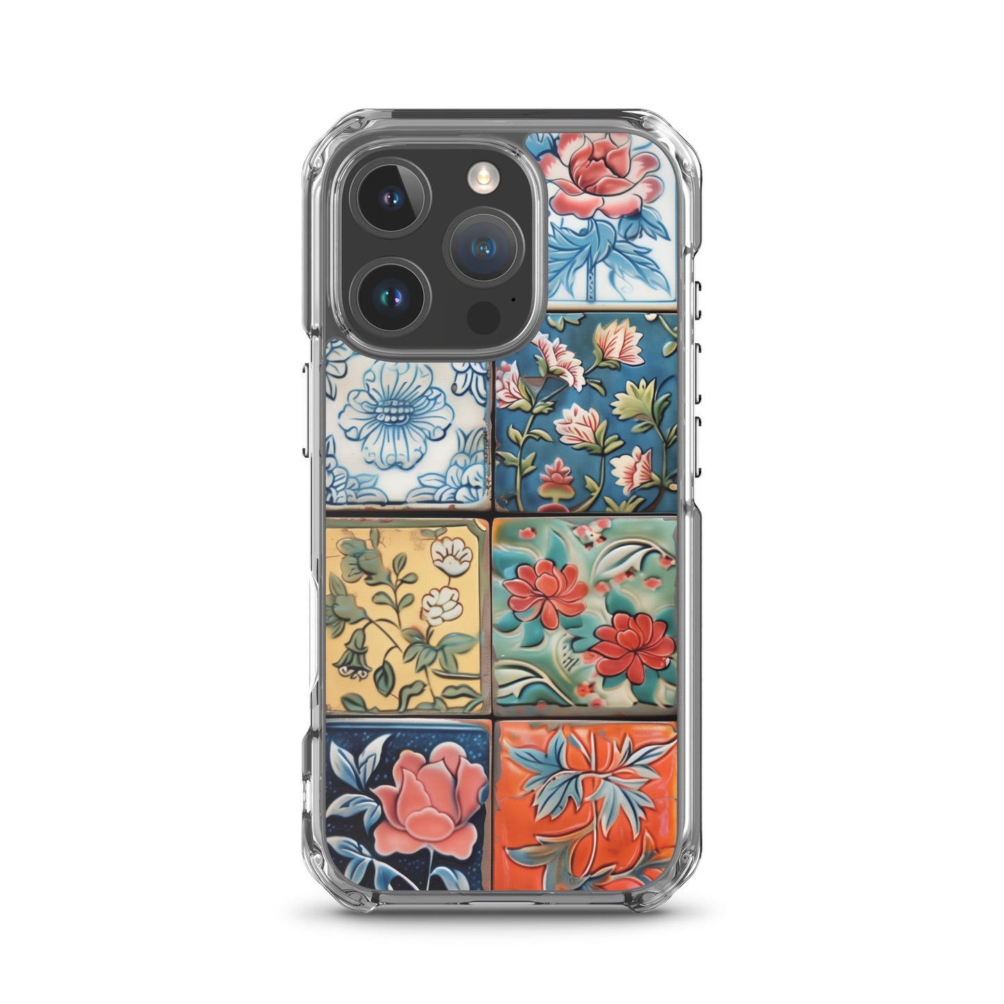 iPhone Case Colorful Majolilca Tiles
