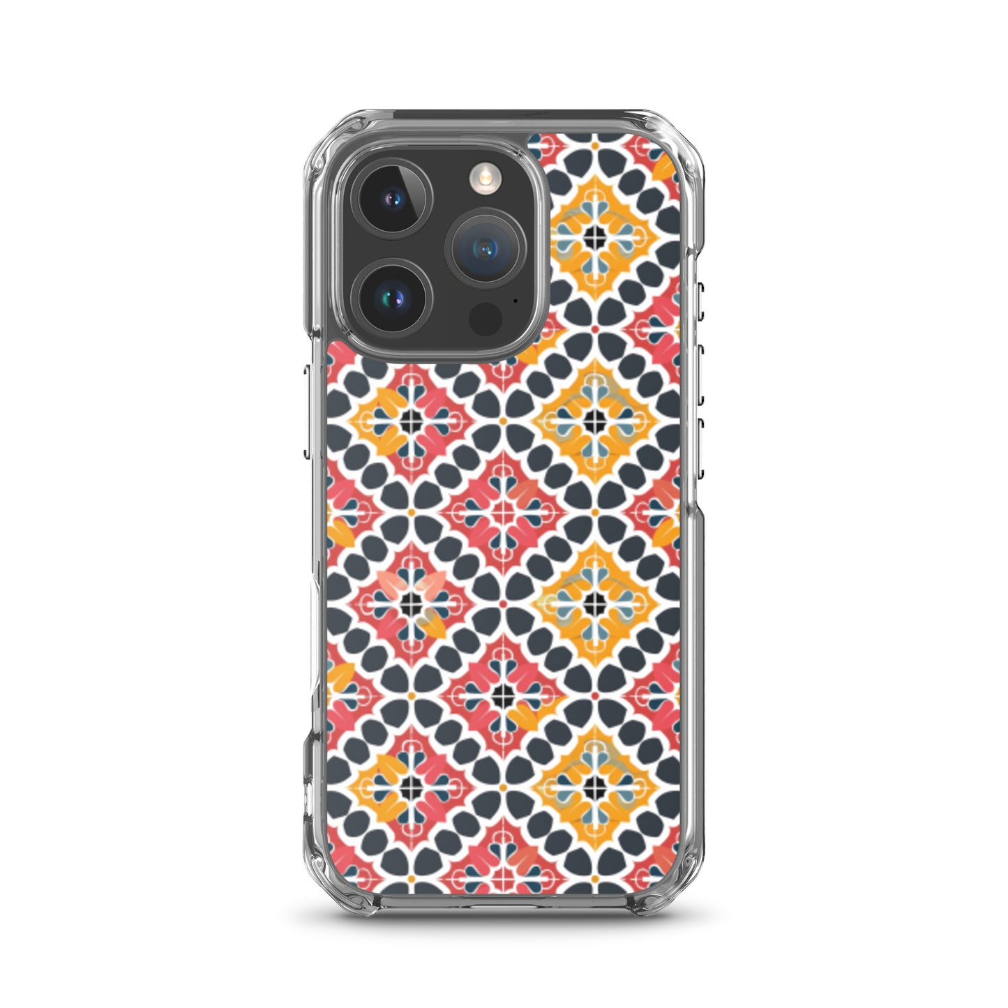 iPhone Case Colorful Spanish Quatrefoil Pattern