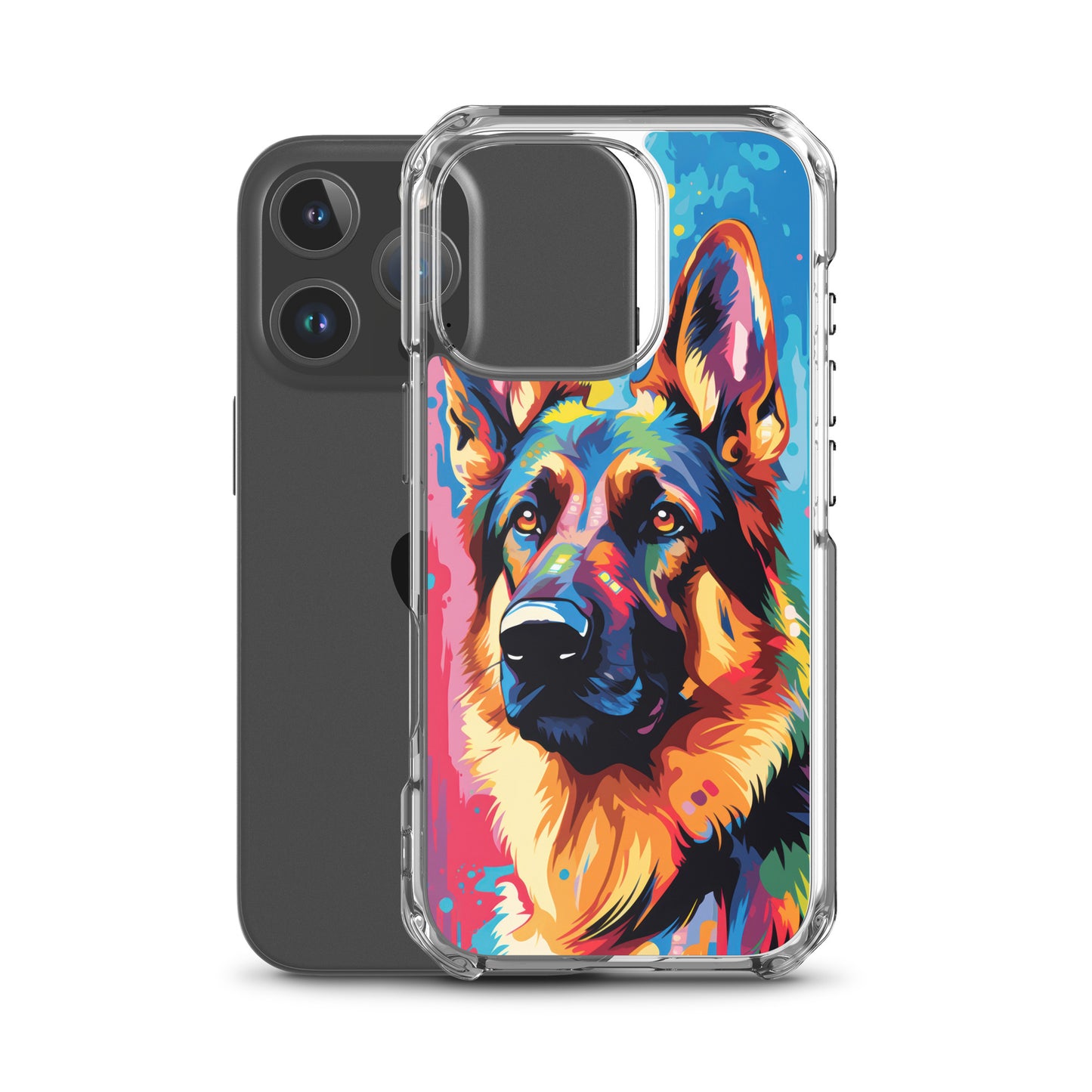 iPhone Case Painted German Shepherd