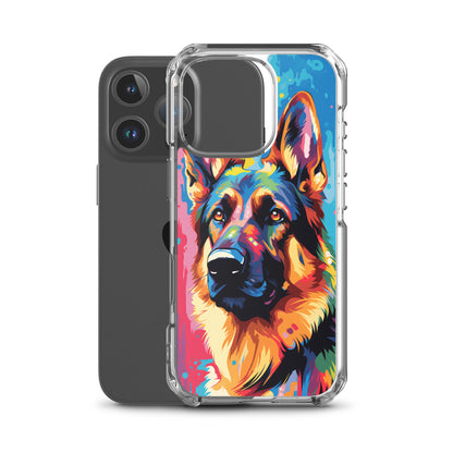 iPhone Case Painted German Shepherd