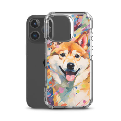 iPhone Case Painted Shiba Inu