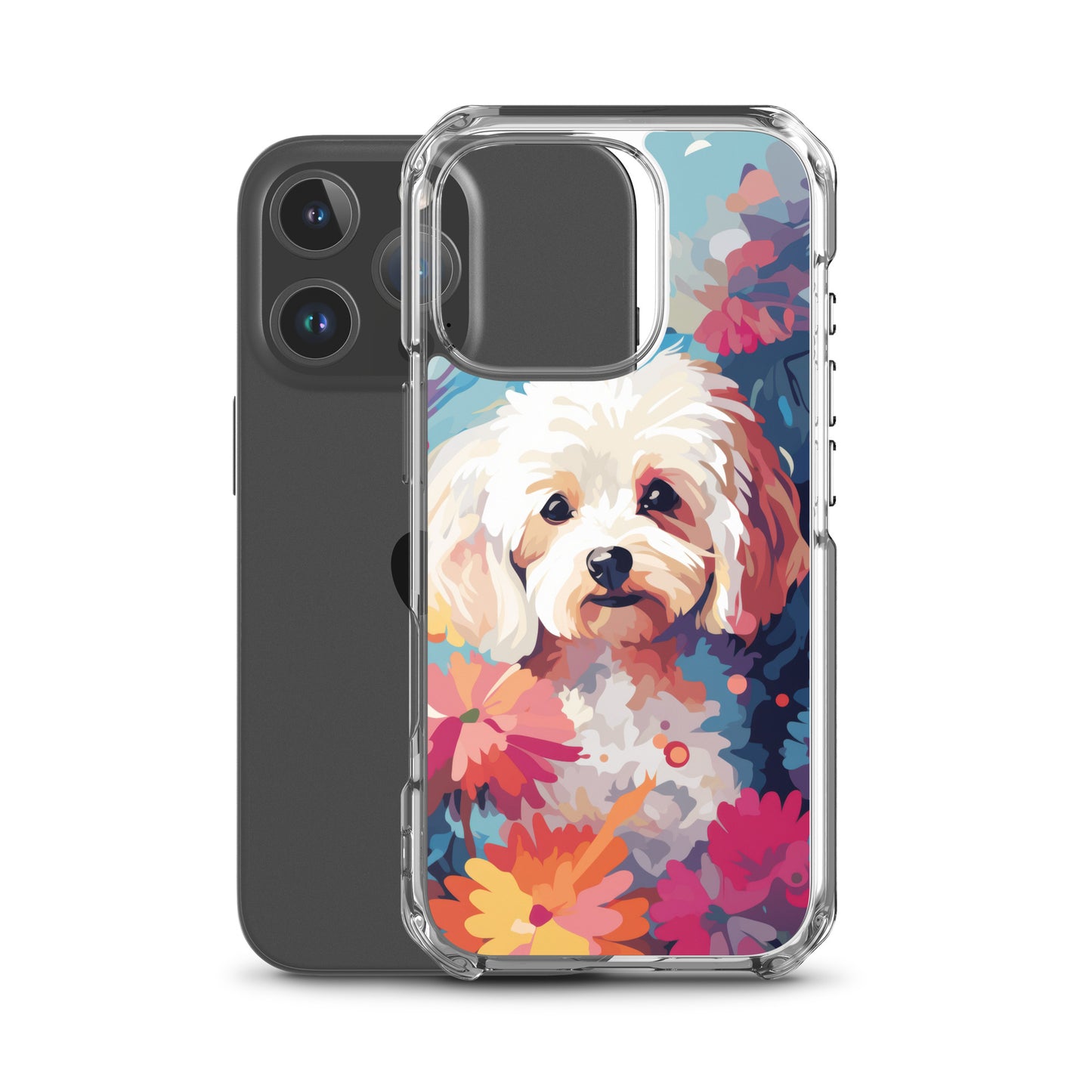 iPhone Case Painted Bichon Frise
