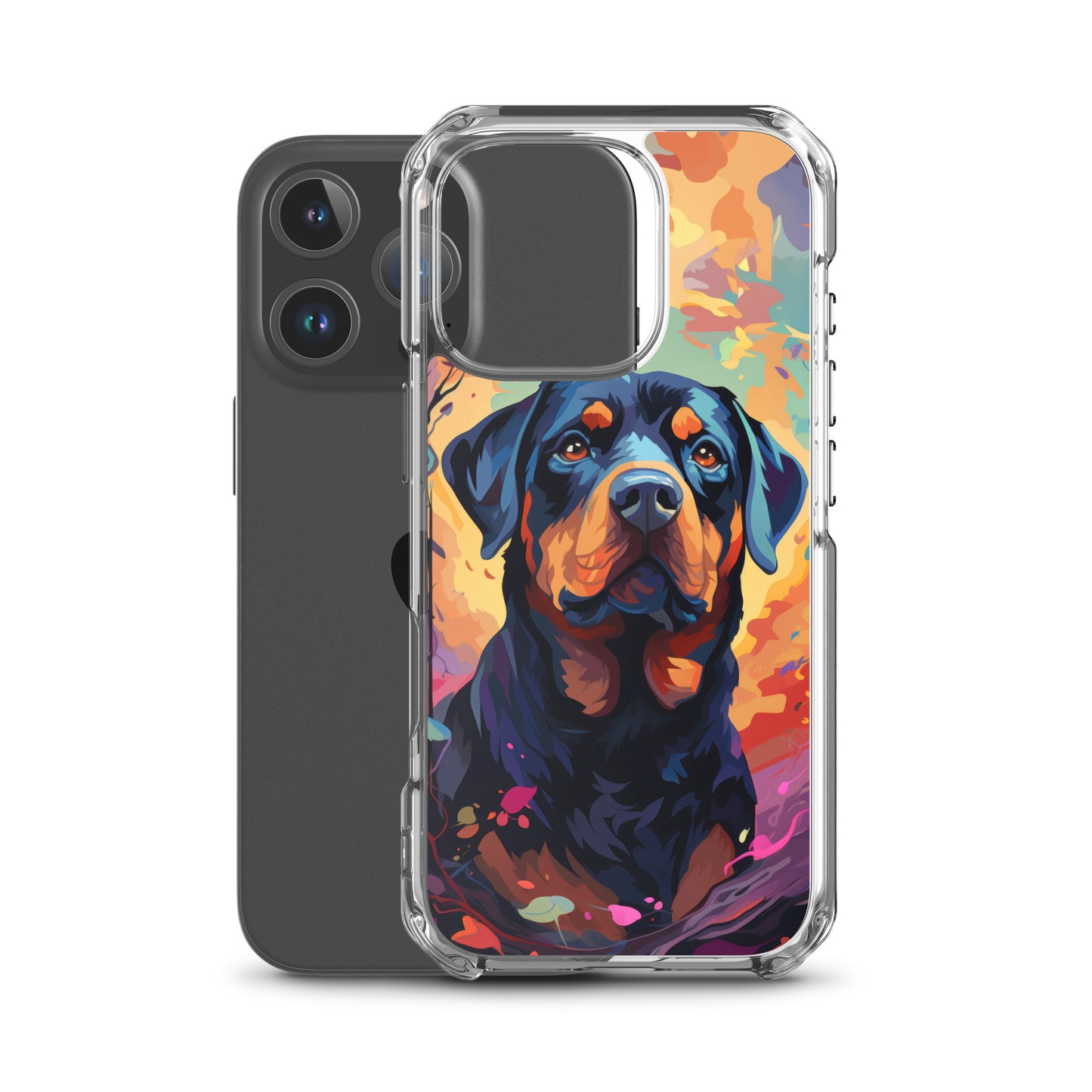 iPhone Case Painted Rottweiler