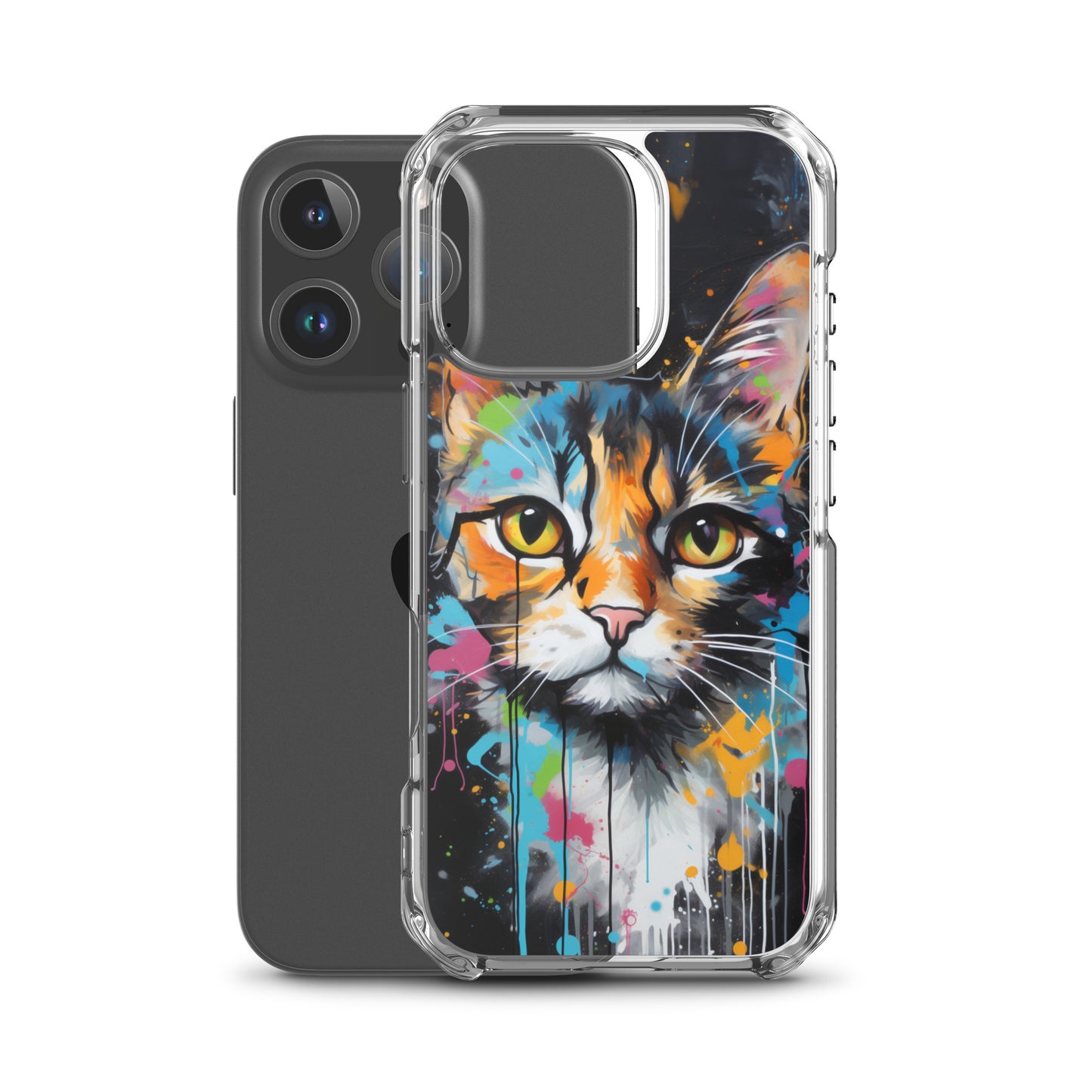 Graffiti Calico Cat iPhone Case